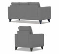 Adorn India Chandler Plus 3+1+1 5 Seater Sofa Set (Grey) (3 Year Warranty)