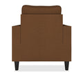 Adorn India Chandler Decent 1 Seater Sofa (Brown) (3 Year Warranty)