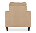 Adorn India Chandler Decent 1 Seater Sofa (Beige) (3 Year Warranty)