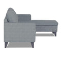 Adorn India Jonas Decent L Shape 5 Seater Sofa Set RHS (Grey) (3 Year Warranty)