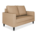 Adorn India Chandler Decent 2 Seater Sofa (Beige) (3 Year Warranty)