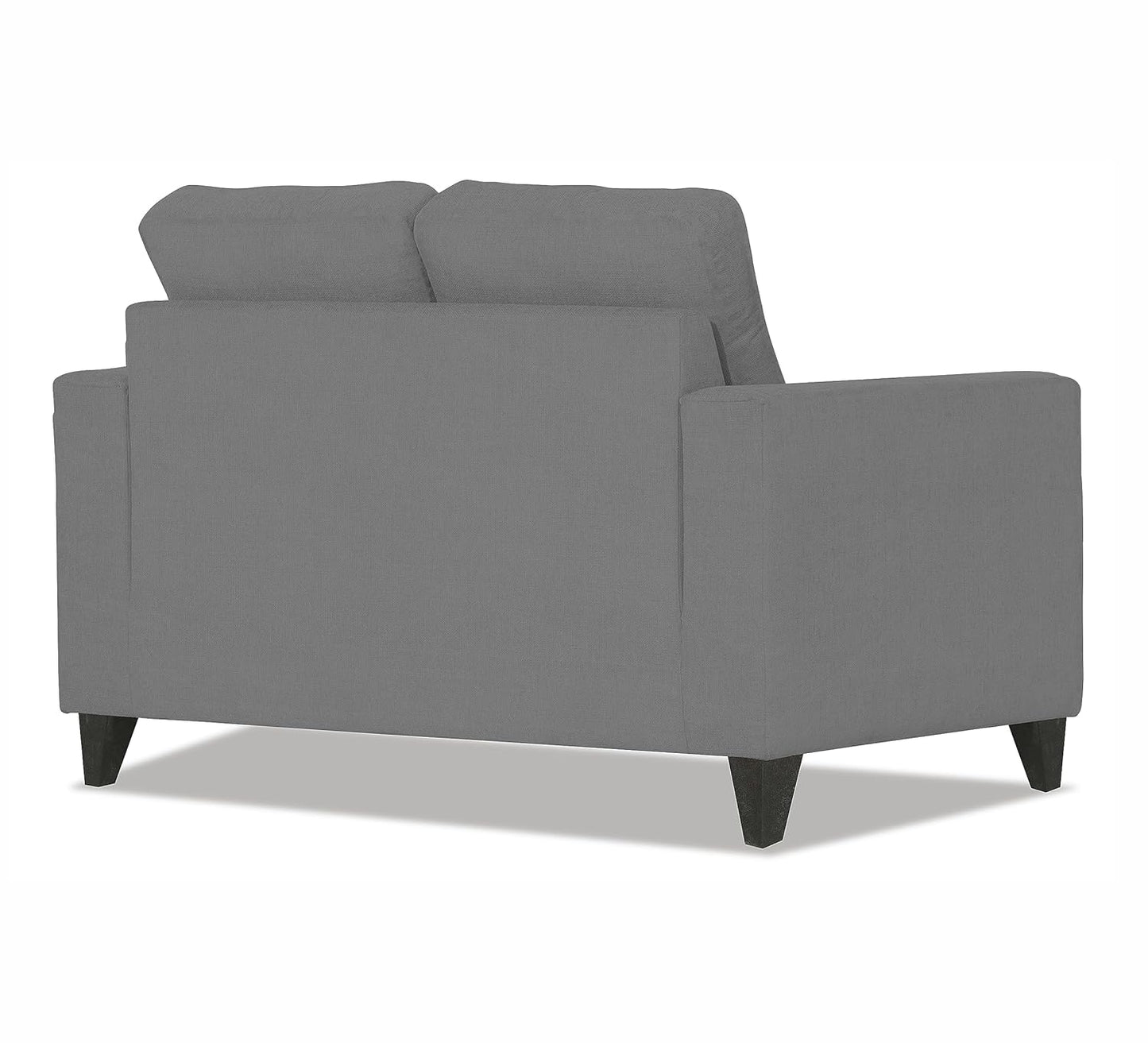 Adorn India Chandler Plus 2 Seater Sofa (Grey)