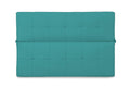 Adorn India Benjamin 3 Seater Sofa Cum Bed (Aqua Blue) (3 Year Warranty)