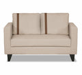 Adorn India Chandler Plus 2 Seater Sofa (Beige) (3 Year Warranty)