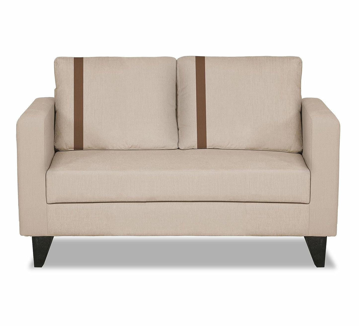 Adorn India Chandler Plus 2 Seater Sofa (Beige)