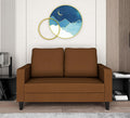 Adorn India Chandler Decent 2 Seater Sofa (Brown) (3 Year Warranty)
