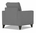 Adorn India Chandler Plus 1 Seater Sofa (Grey) (3 Year Warranty)