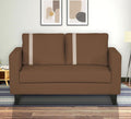 Adorn India Chandler Plus 2 Seater Sofa (Brown) (3 Year Warranty)