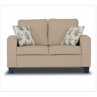 Adorn India Camden 2 Seater Sofa (Beige)