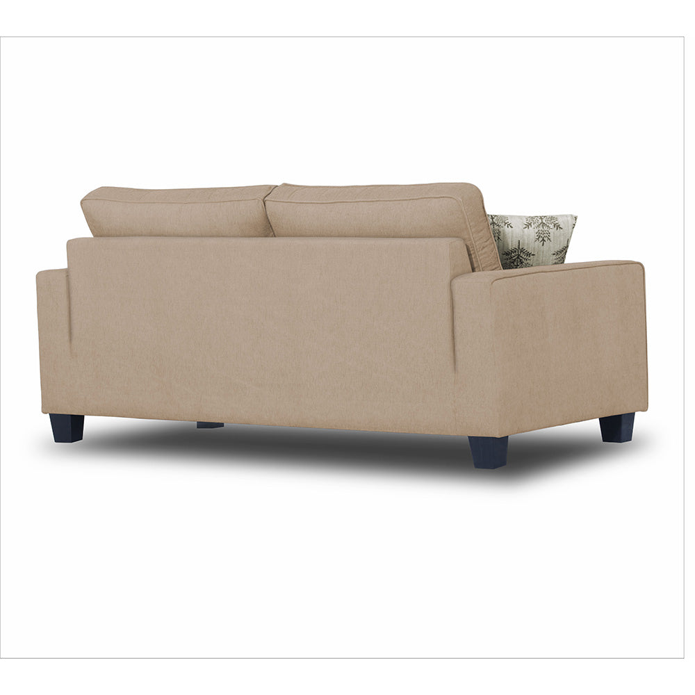 Adorn India Camden 3 Seater Sofa (Beige)