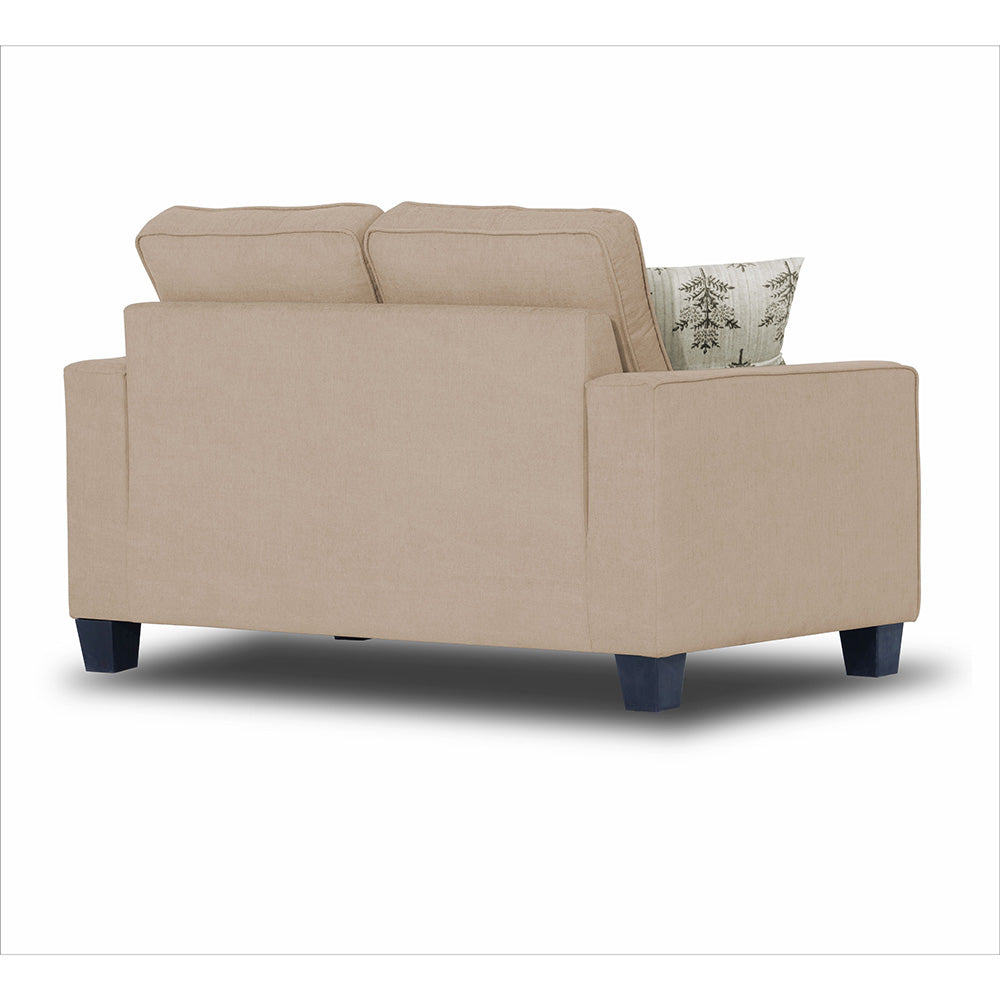 Adorn India Camden 2 Seater Sofa (Beige)