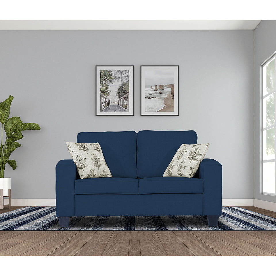 Camden 2 Seater Sofa (Blue)