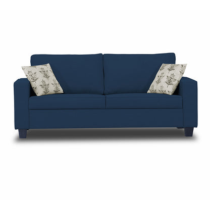 Adorn India Camden 3 Seater Sofa (Blue)