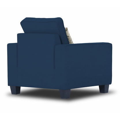 Adorn India Camden 1 Seater Sofa (Blue)