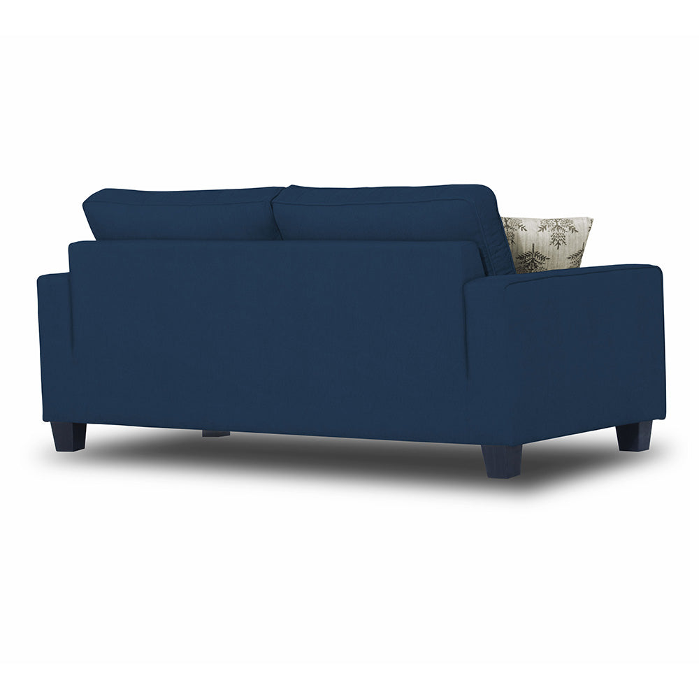 Adorn India Camden 3 Seater Sofa (Blue)