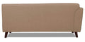 Adorn India (3 Years Warranty Leaf 5 Seater Corner Sofa Right Hand Side (Beige)