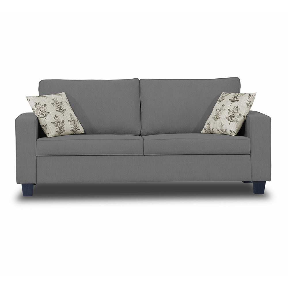 Adorn India Camden 3 Seater Sofa (Grey)