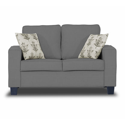 Adorn India Camden 2 Seater Sofa (Grey)