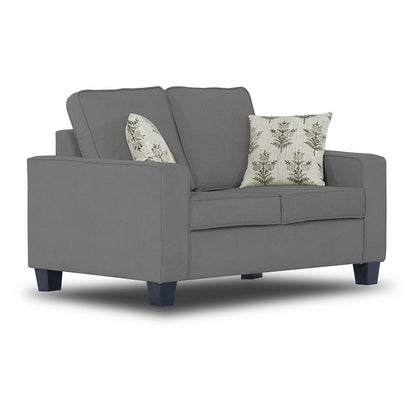 Adorn India Camden 2 Seater Sofa (Grey)