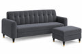 Rio Elegant L Shape 4 Seater Sofa Set (Grey)
