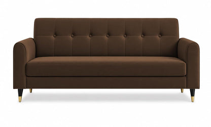 Rio Elegant 3 Seater Sofa (Brown)