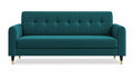 Rio Elegant 3 Seater Sofa (Aqua Blue)