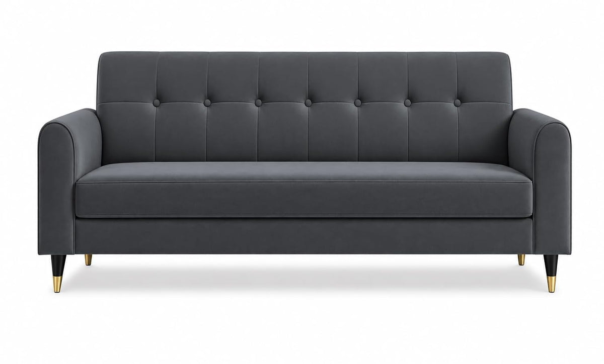 Rio Elegant 3 Seater Sofa (Grey)