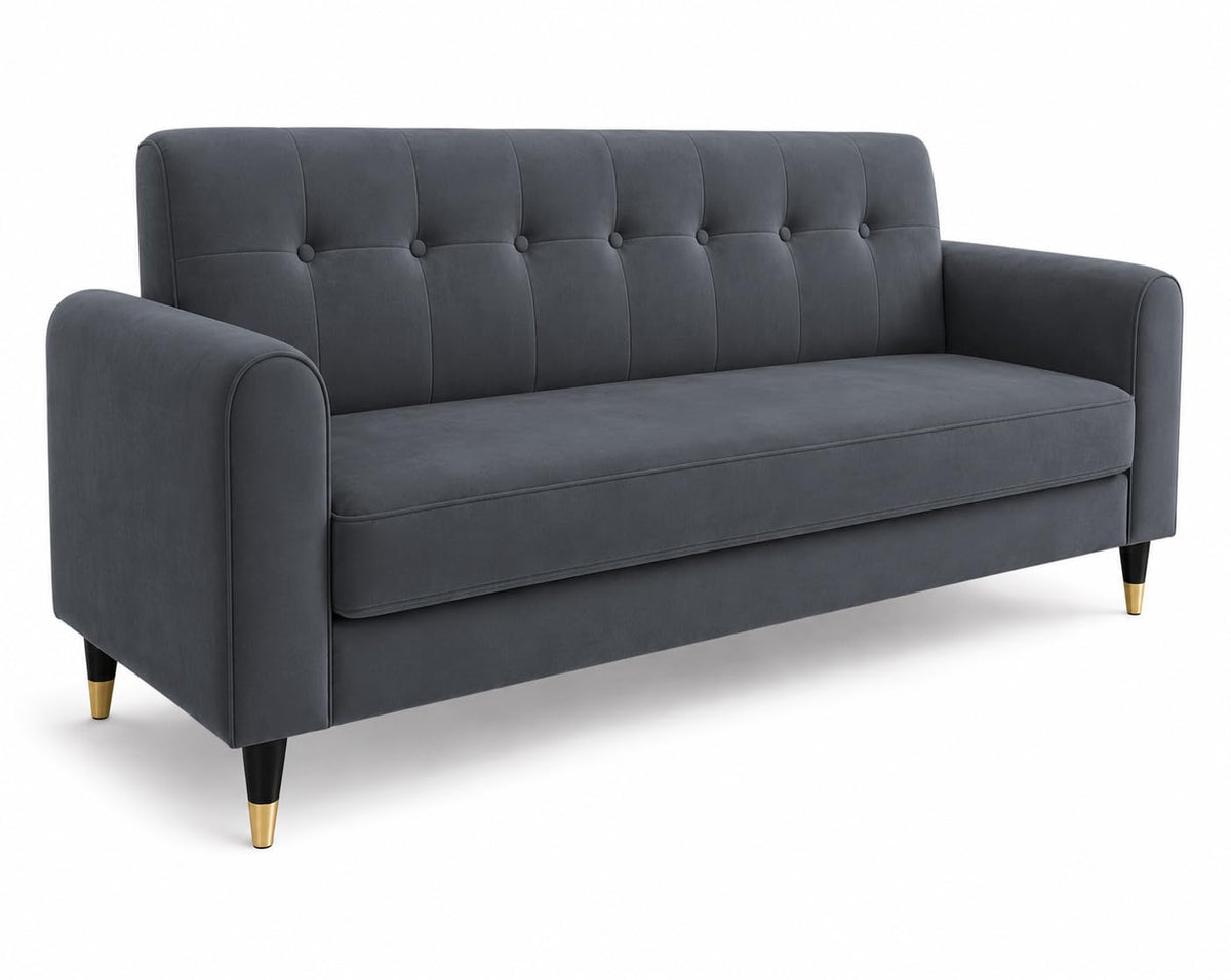Rio Elegant 3 Seater Sofa (Grey)