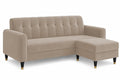 Adorn India Rio Elegant L Shape 4 Seater Sofa Set (Beige) (3 Year Warranty)