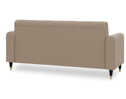 Rio Elegant L Shape 4 Seater Sofa Set (Beige)