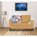 Adorn India Hallton Digitel Print 2 Seater Sofa (Beige) (3 Year Warranty)