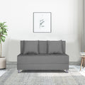Adorn India Easy Alyn Plus Decent 2 Seater Foam Sofa Cum Bed (4X6) (Grey) (1 Year Warranty)