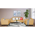 Adorn India Bladen 3-1-1 Five Seater Sofa Set (Wood,Foam) (Beige)