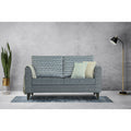 Adorn India Tornado Bricks 2 Seater Sofa (Grey)