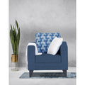 Straight line Plus Bricks 1 Seater Sofa (Blue)