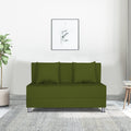Adorn India Easy Alyn Plus Decent 2 Seater Sofa Cum Bed (4x6) (Green) (1 Year Warranty)