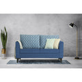 Tornado Bricks 2 Seater Sofa (Blue)