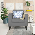Adorn India Bladen 1 Seater Sofa (Grey)