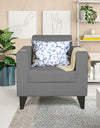 Adorn India Bladen 1 Seater Sofa (Grey)