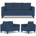 Hallton Tufted 3-2-1 6 Seater Sofa Set (Blue)