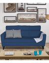 Adorn India Cardello 3 Seater Sofa (Blue)