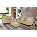 Tornado Bricks 3+2 5 Seater Sofa Set with Centre Table (Beige)