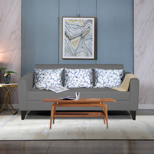 Adorn India Bladen 3 Seater Sofa (Grey)