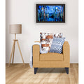 Adorn India Hallton Digitel Print 1 Seater Sofa (Beige) (3 Year Warranty)