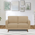 Adorn India Damian 2 Seater Sofa (Beige) (3 Year Warranty)