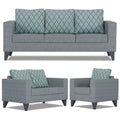 Straight line Plus Blossom 3+2+1 6 Seater Sofa Set (Grey)