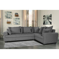 Winston L Shape 6 Seater Sofa Set (Right Side) (Grey)