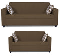 Rio Highback 3+2 5 Seater Sofa Set (Brown)