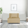 Adorn India Easy Alyn Plus Decent 2 Seater Sofa Cum Bed (3x6) (Beige) (1 Year Warranty)