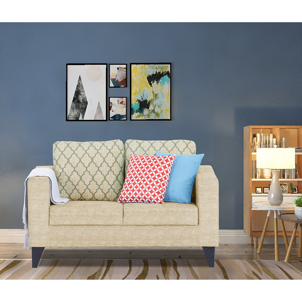 Straight line Plus Blossom 2 Seater Sofa (Beige)